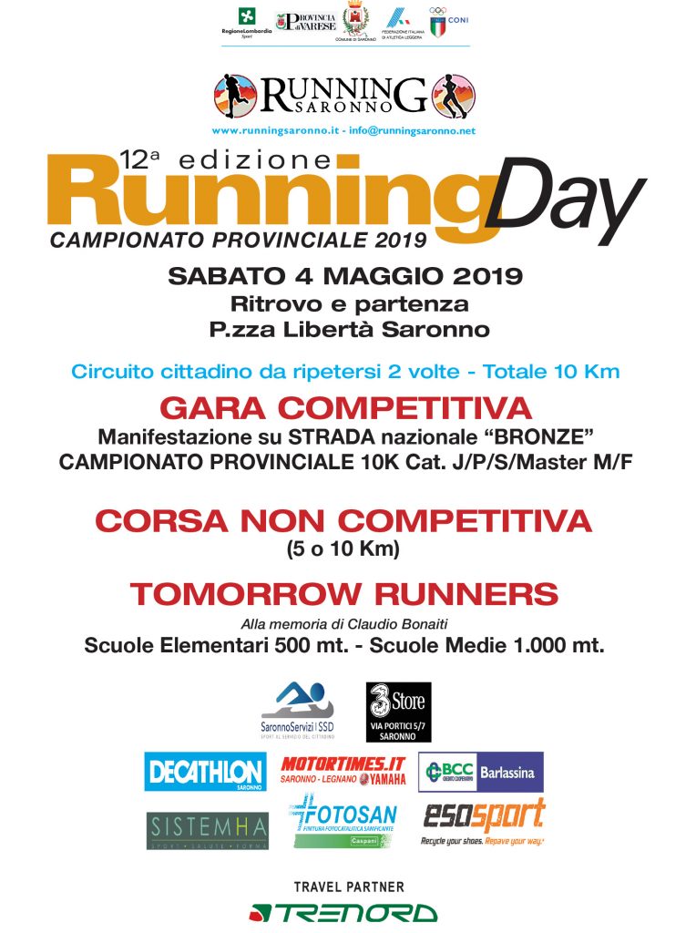 esosport al Running Day di Saronno 4 maggio
