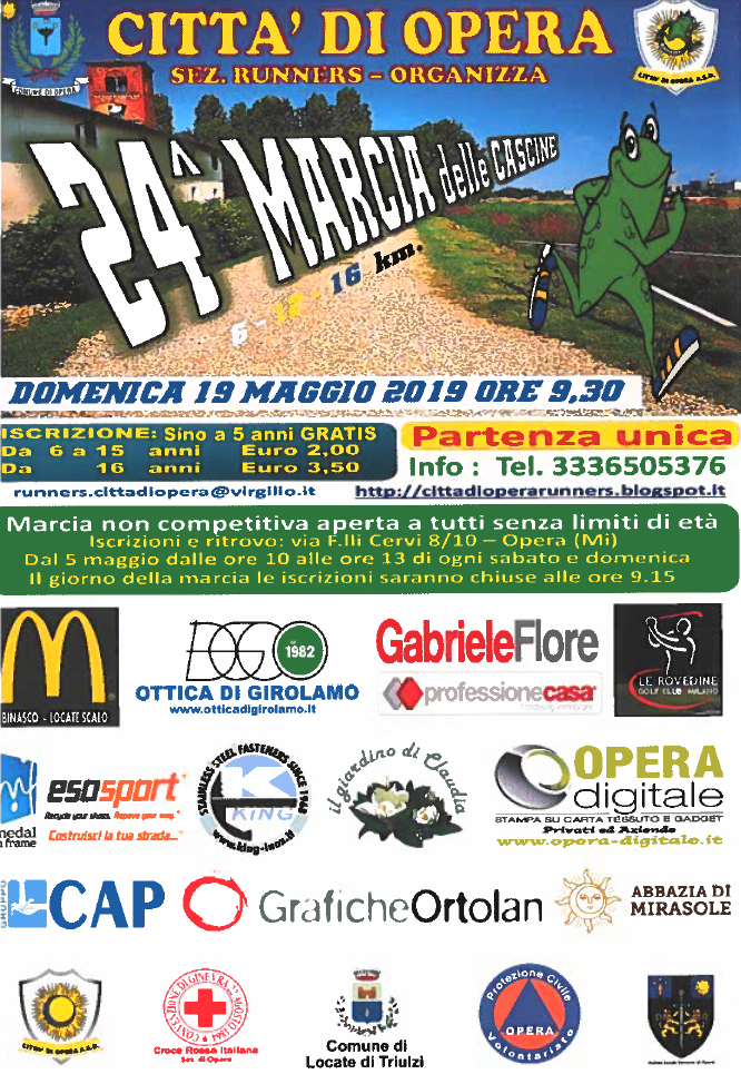 Marcia delle Cascine i Città di Opera