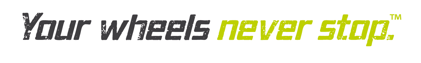 Dine hjul stopper aldrig.